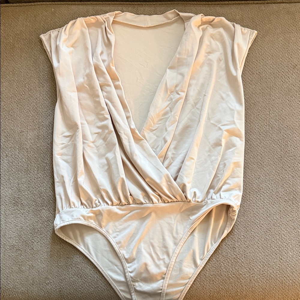 Elegant Cream Bodysuit for Women